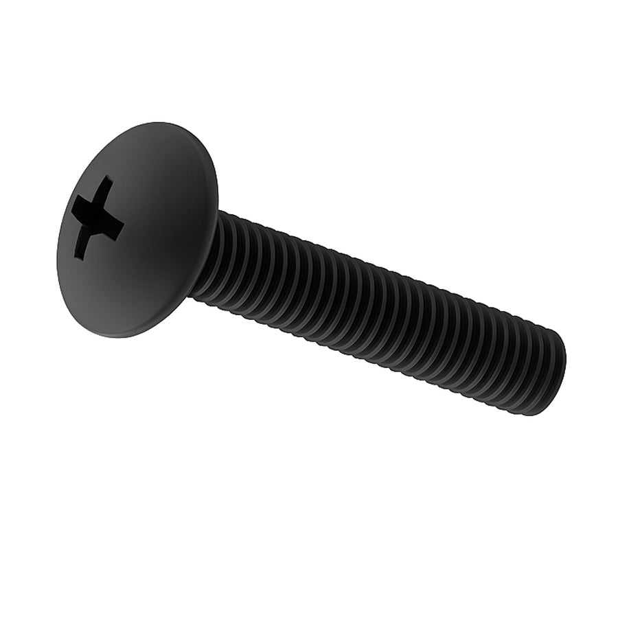 Pan Head Machine Thread Screw 0.75 Inch Black - Pan Head Machine Thread Screw 0.75 Inch Black