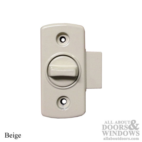 Inside Storm Door Deadbolt 0.25 Inch Offset 0.5 Inch Throw 1.75 Inch Hole Spacing - Inside Storm Door Deadbolt 0.25 Inch Offset 0.5 Inch Throw 1.75 Inch Hole Spacing