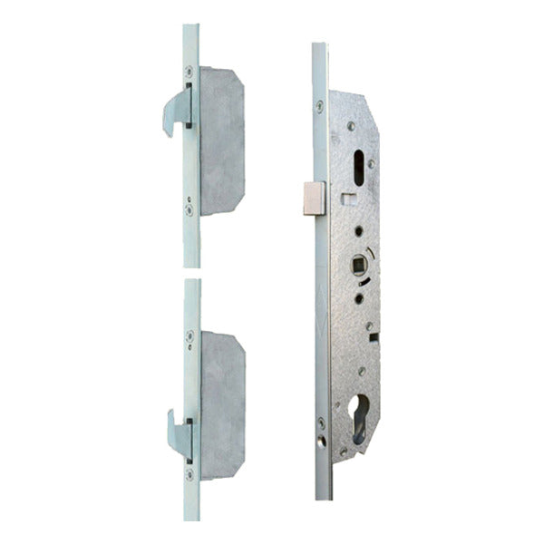 Storm Door Multipoint Lock with Top and Bottom Hooks and Spring Latch - Storm Door Multipoint Lock with Top and Bottom Hooks and Spring Latch