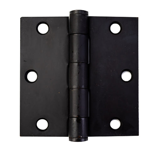 Steel Door Hinges Heavy Duty Square Corners Pair Choose Color - Steel Door Hinges Heavy Duty Square Corners Pair Choose Color