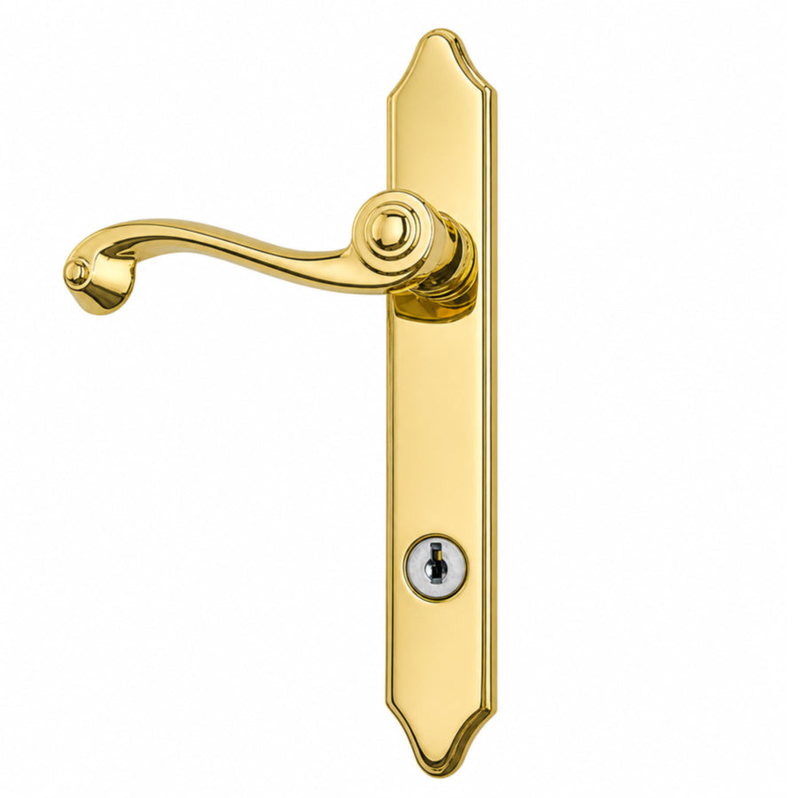 Larson Surface Mount Keyed Handle Set with Deadbolt - Choose Option - Larson Surface Mount Keyed Handle Set with Deadbolt - Choose Option