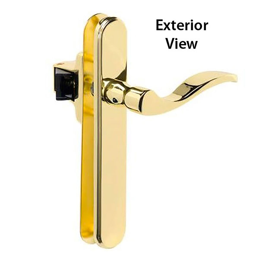 Storm Door Lever Handle Set Non Keyed No Deadbolt - Storm Door Lever Handle Set Non Keyed No Deadbolt