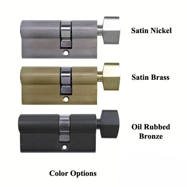 Pella Key Cylinder With Thumb Turn Fits Storm Doors Includes Kwikset Keys - Pella Key Cylinder With Thumb Turn Fits Storm Doors Includes Kwikset Keys