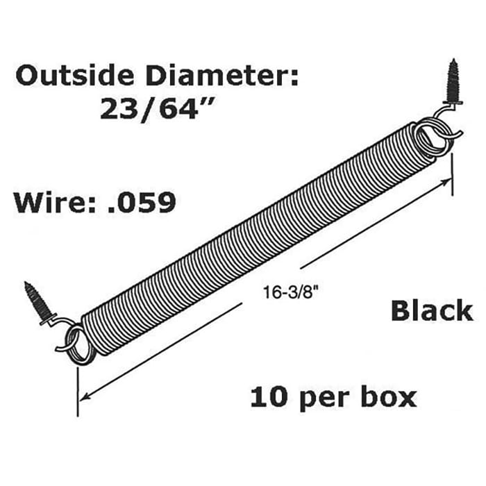 Adjustable Spring for Wood Screen Door - Adjustable Spring for Wood Screen Door