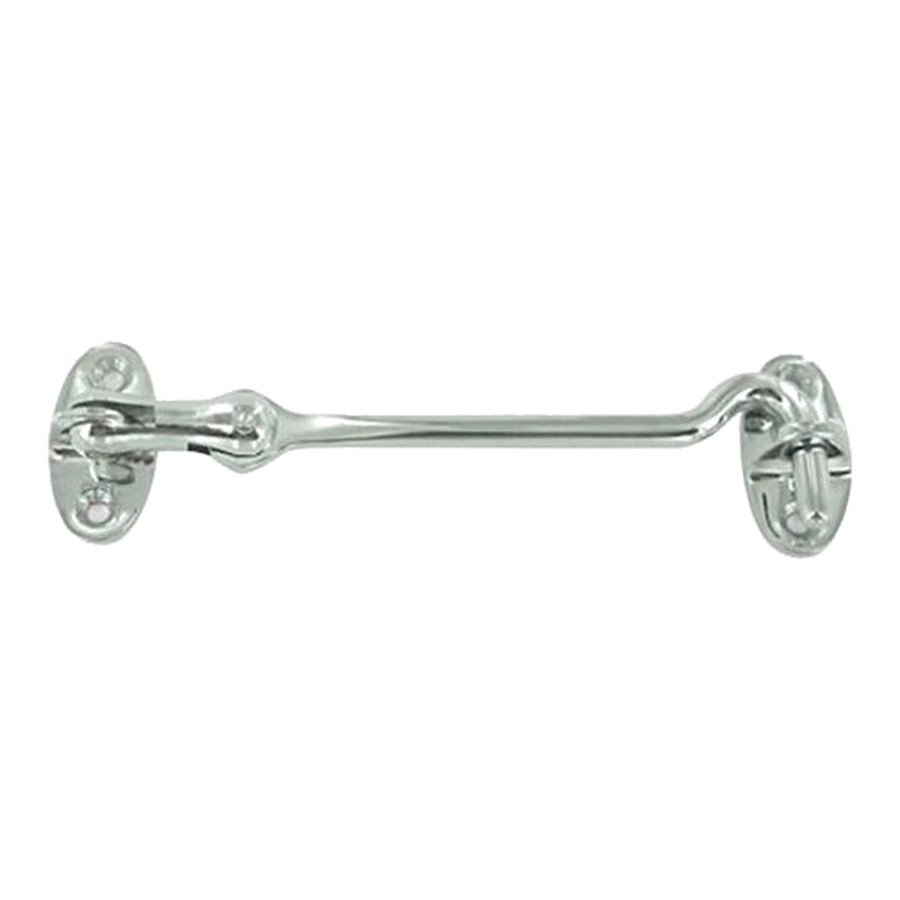 4 in Cabin Swivel Door Hook, Solid Brass - Choose Finish - 4 in Cabin Swivel Door Hook, Solid Brass - Choose Finish