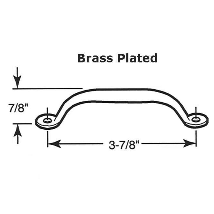Handle - Screen Door Pull 3-7/8 - Choose Color - Handle - Screen Door Pull 3-7/8 - Choose Color
