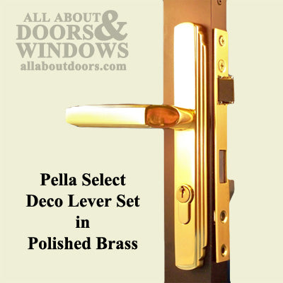 Pella Model 6000 Select Deco Lever Handle Set - Pella Model 6000 Select Deco Lever Handle Set