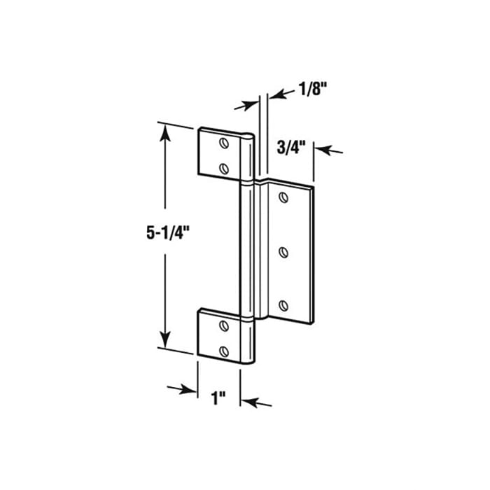 Screen Door Hinge Flag Type - Screen Door Hinge Flag Type