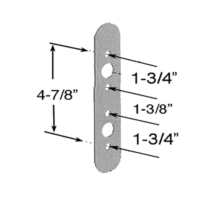Storm Door Escutcheon Plate - Storm Door Escutcheon Plate