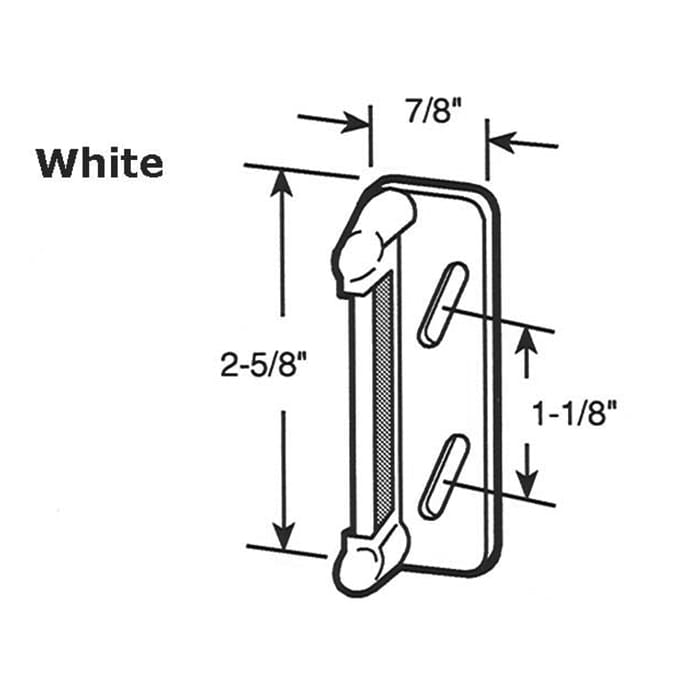 Spring Loaded Strike Plate Keeper for Storm Doors - Spring Loaded Strike Plate Keeper for Storm Doors