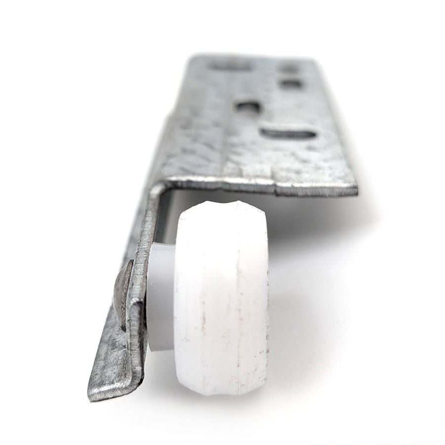 Concave Nylon Monorail Roller Assembly with Steel Bracket - 3/4 In Dia. - Concave Nylon Monorail Roller Assembly with Steel Bracket - 3/4 In Dia.