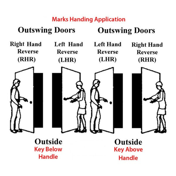 Marks Door Handle For Storm Doors Marks Series 21 Unilock Entrance Handle Set Left Hand Reverse Door Knob - Marks Door Handle For Storm Doors Marks Series 21 Unilock Entrance Handle Set Left Hand Reverse Door Knob
