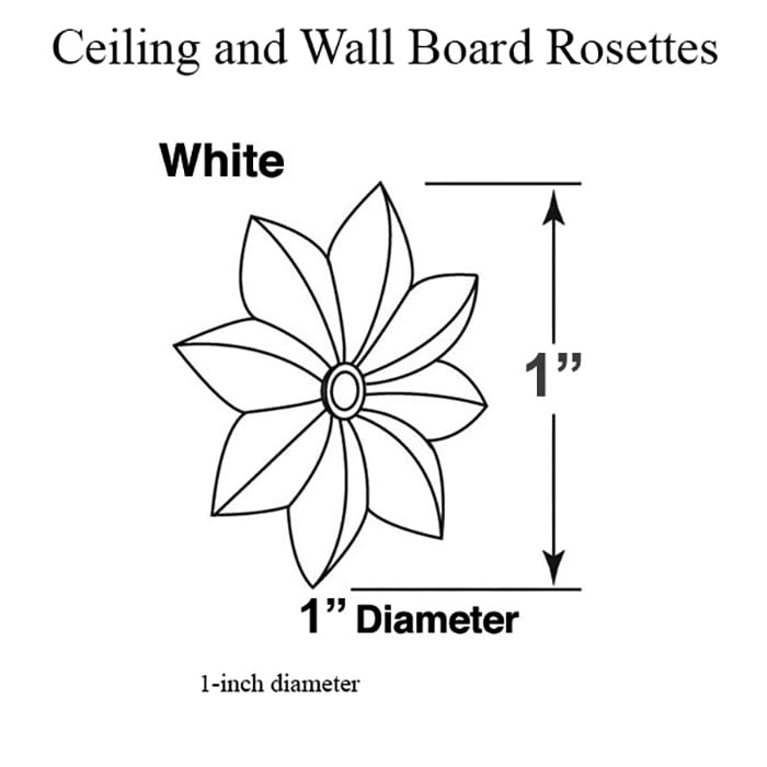 Ceiling and Wall Board Rosettes - Ceiling and Wall Board Rosettes