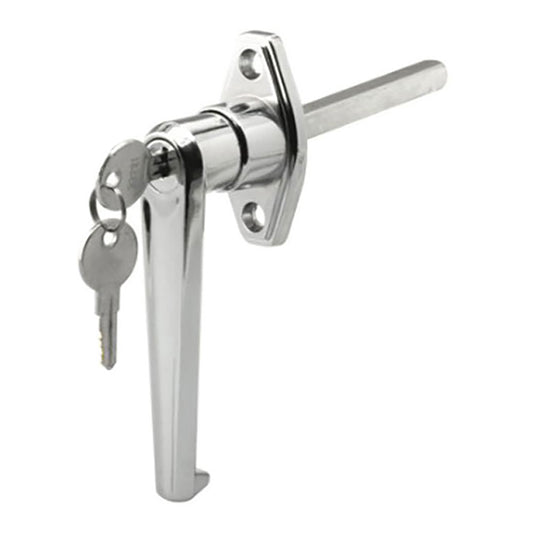 RV Camper Door L Locking Handle - 1-3/4 inch