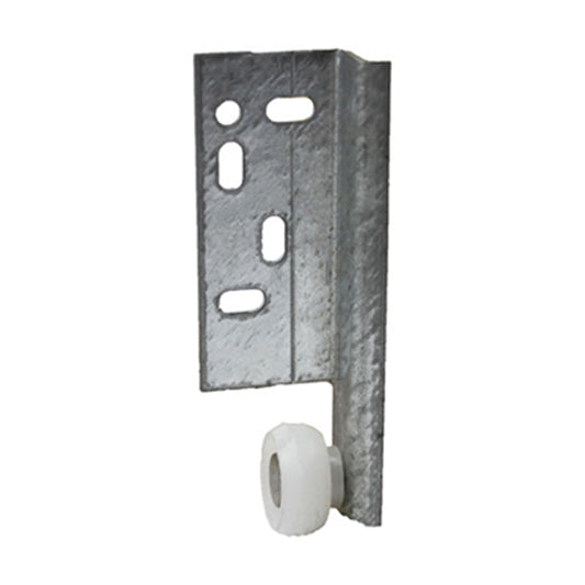 Concave Nylon Monorail Roller Assembly with Steel Bracket - 3/4 In Dia.