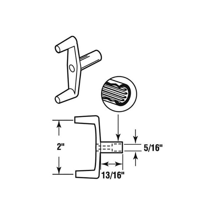 RV Crank Handle 13/16