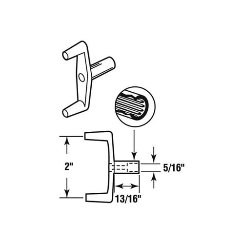 RV Crank Handle 13/16