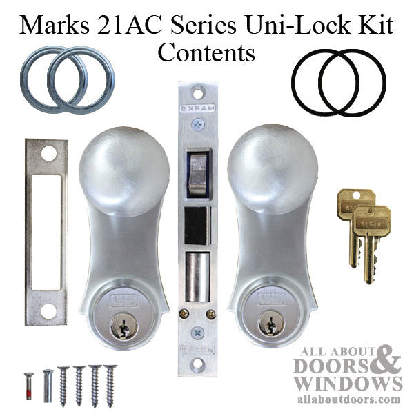 Marks Door Handle For Storm Doors Marks Series 21 Unilock Entrance Handle Set Left Hand Reverse Door Knob - Marks Door Handle For Storm Doors Marks Series 21 Unilock Entrance Handle Set Left Hand Reverse Door Knob