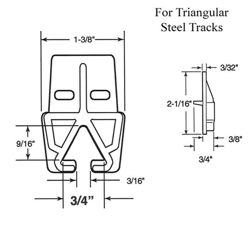 Drawer Track Guide Kit 3/4 inch - Drawer Track Guide Kit 3/4 inch