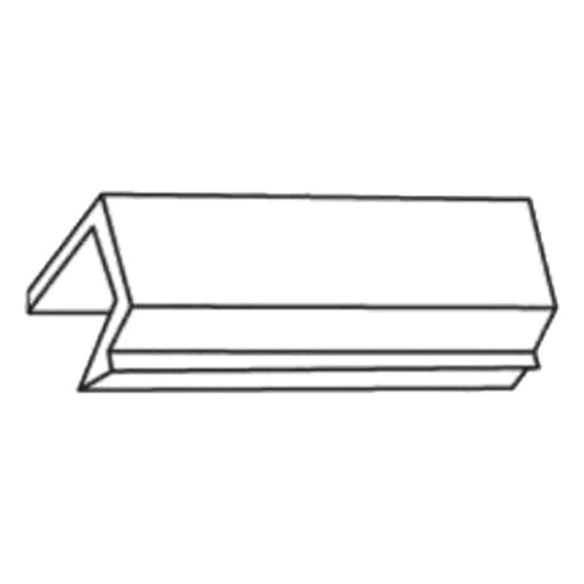 Wide Sash Stop, 4" x 3/4", White
