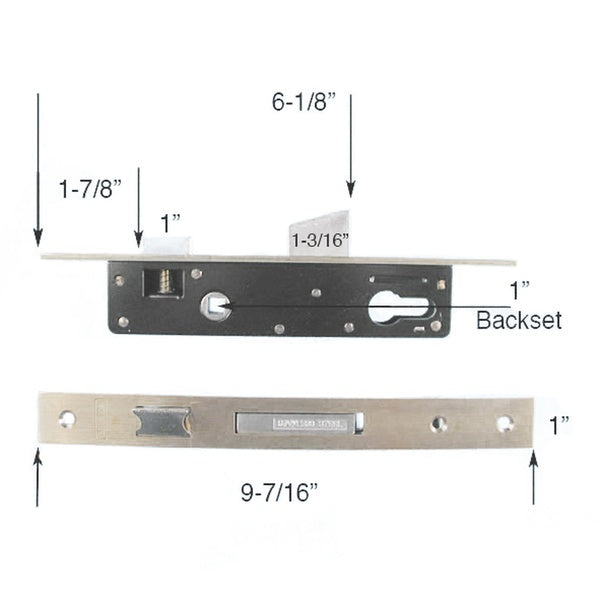 Marks Storm Door Handle Keyed on Both Sides Door Handle Marks 2750 ThinLine Storm Door Handle - Marks Storm Door Handle Keyed on Both Sides Door Handle Marks 2750 ThinLine Storm Door Handle