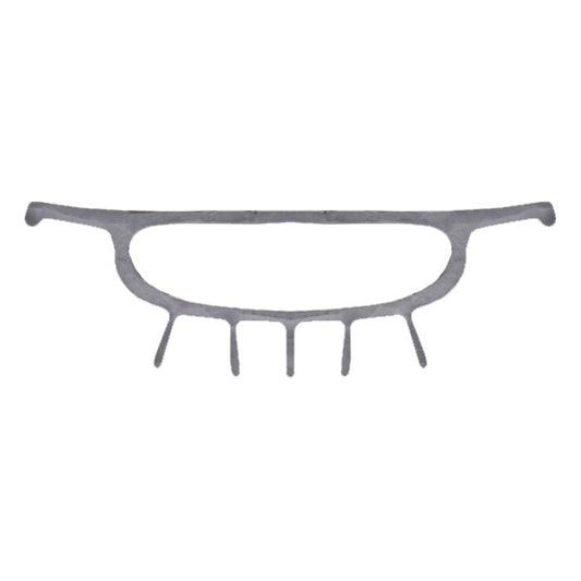 1 Inch Vinyl Slide In Door Bottom Threshold Insert - Gray