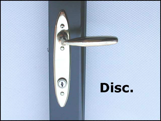 3 Post Storm Door Handle Lever 1.75 Inch Screw Hole Spacing - 3 Post Storm Door Handle Lever 1.75 Inch Screw Hole Spacing