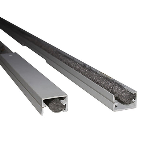 Inverted U-Cap Bottom Patio Door Weatherstrip Channel 35-13/16
