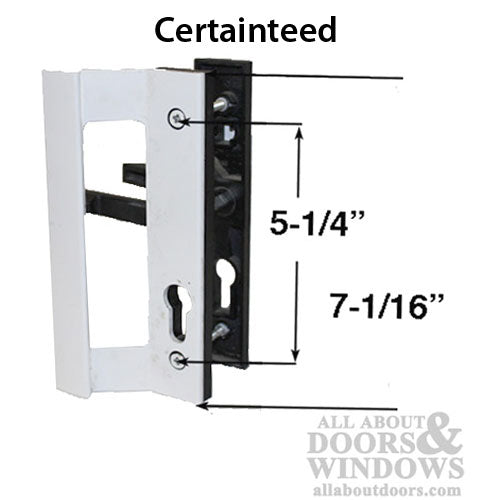 Certainteed Sliding Glass Door Multipoint Lock Handleset Euro Style Cylinder - Certainteed Sliding Glass Door Multipoint Lock Handleset Euro Style Cylinder