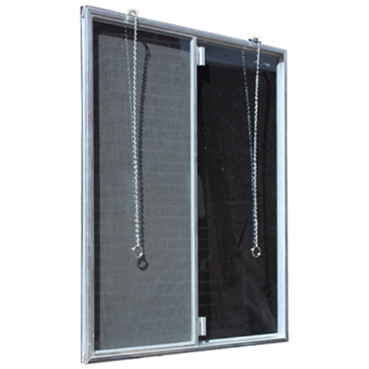 C-310-36 Aluminum Basement WINDOW Insert, Dual Pane Glass