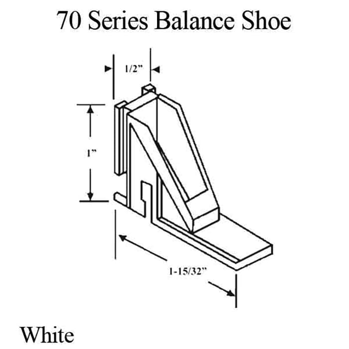 Balance Shoe, 70 Series Balance Rod Accessory - Balance Shoe, 70 Series Balance Rod Accessory