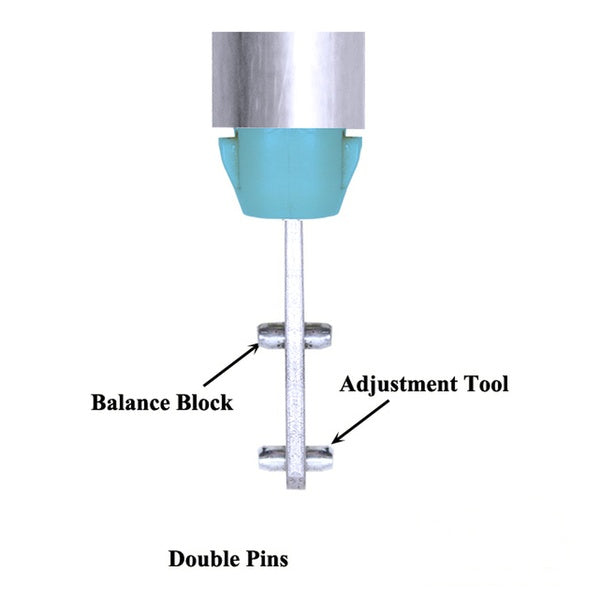3/8 Inch Spiral Tilt-In Window Balance Rod with Blue Bearing and Double Pins - Choose Length - 3/8 Inch Spiral Tilt-In Window Balance Rod with Blue Bearing and Double Pins - Choose Length