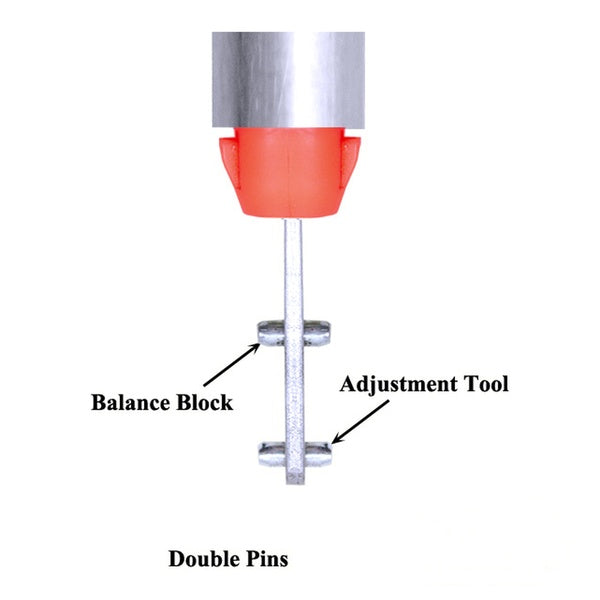 3/8 Inch Spiral Tilt-In Window Balance Rod with Red Bearing and Double Pins - Choose Length - 3/8 Inch Spiral Tilt-In Window Balance Rod with Red Bearing and Double Pins - Choose Length