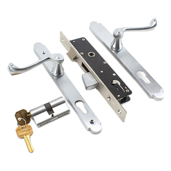 Marks Storm Door Handle Keyed on Both Sides Door Handle Marks 2750 ThinLine Storm Door Handle - Marks Storm Door Handle Keyed on Both Sides Door Handle Marks 2750 ThinLine Storm Door Handle