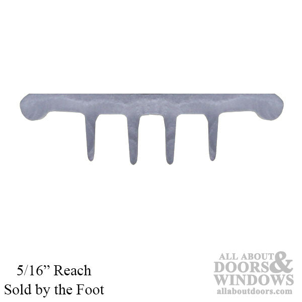 1-1/16 Inch Vinyl Door Bottom Threshold Insert - Gray - 1-1/16 Inch Vinyl Door Bottom Threshold Insert - Gray