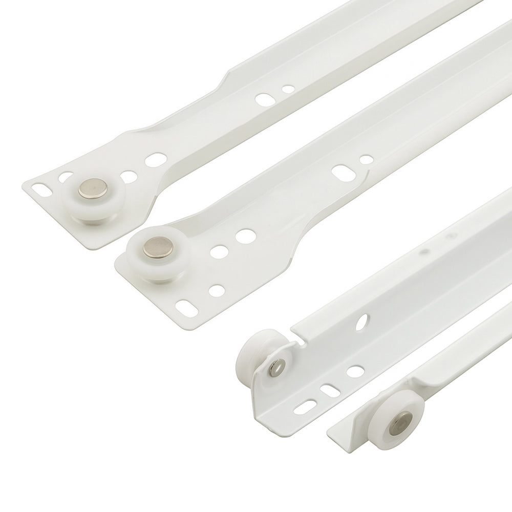 Drawer Slide Kit 20 Inch Sliders Left Right Pair Sliders Self Closing Bottom Mount - Drawer Slide Kit 20 Inch Sliders Left Right Pair Sliders Self Closing Bottom Mount