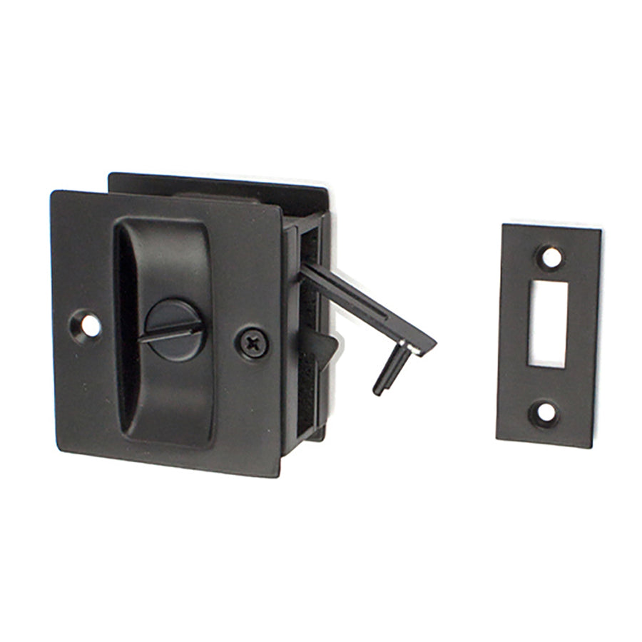 Pocket Door Pull, Privacy 2-1/2 x 2-3/4 - Choose Finish - Pocket Door Pull, Privacy 2-1/2 x 2-3/4 - Choose Finish