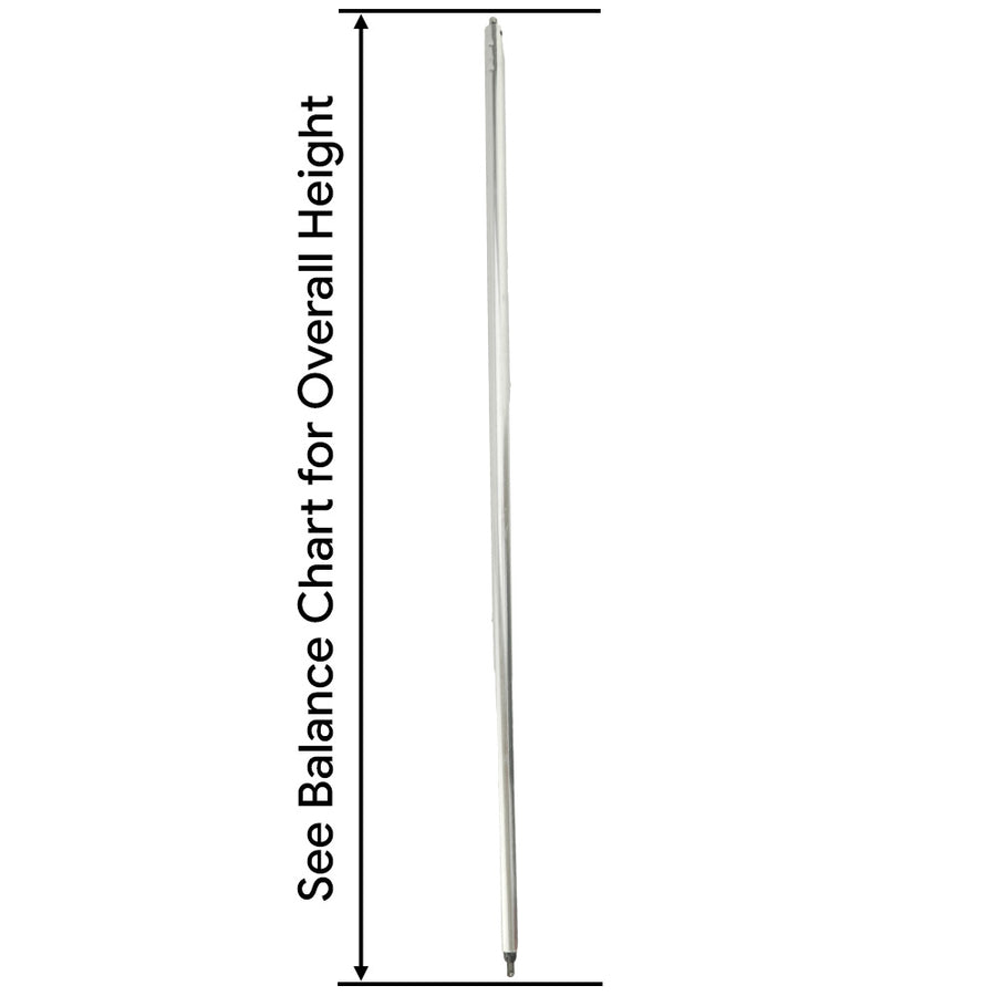 5/8 Inch Spiral Tilt-In Window Balance Rod with Black Bearing - 5/8 Inch Spiral Tilt-In Window Balance Rod with Black Bearing