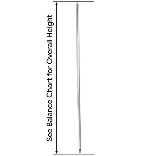 5/8 Inch Spiral Tilt-In Window Balance Rod with Black Bearing - 5/8 Inch Spiral Tilt-In Window Balance Rod with Black Bearing