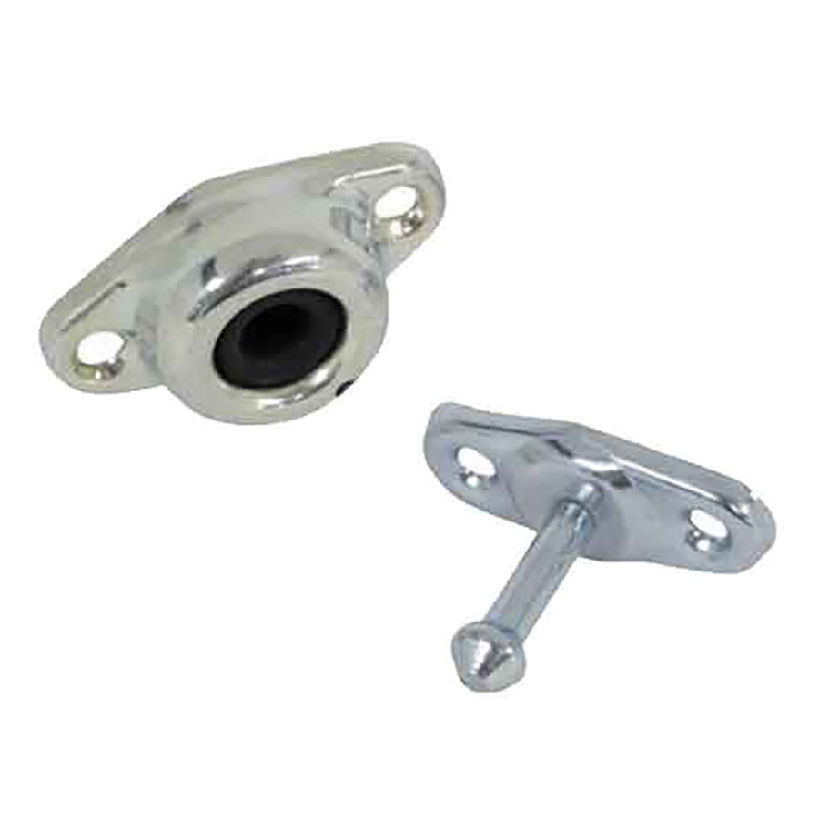 Door Holder Rod and Retainer - 3 Inch Arm - Door Holder Rod and Retainer - 3 Inch Arm