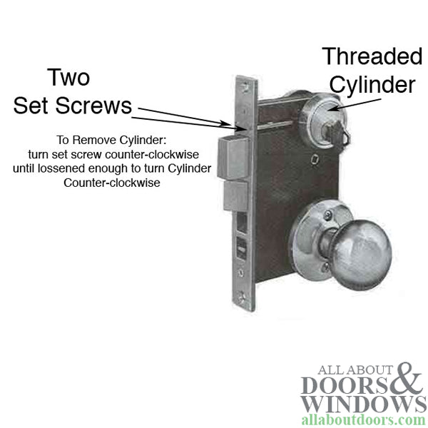 Marks Mortise Cylinder Threaed Door Lock Schlage Key - Marks Mortise Cylinder Threaed Door Lock Schlage Key