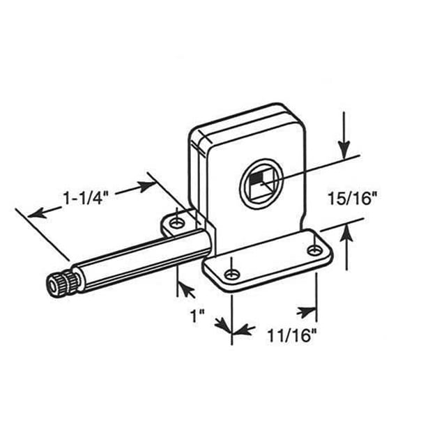CENTER TORQUE   5/16 inch SQUARE - CENTER TORQUE   5/16 inch SQUARE
