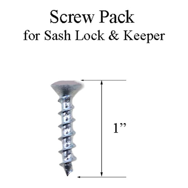 Andersen Screw Pack for 400 Series Woodwright Sash Lock & Keeper - Stone - Andersen Screw Pack for 400 Series Woodwright Sash Lock & Keeper - Stone