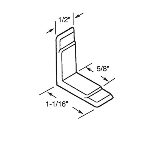 Side Saddle Drawer Corner Guides - Plastic - Side Saddle Drawer Corner Guides - Plastic