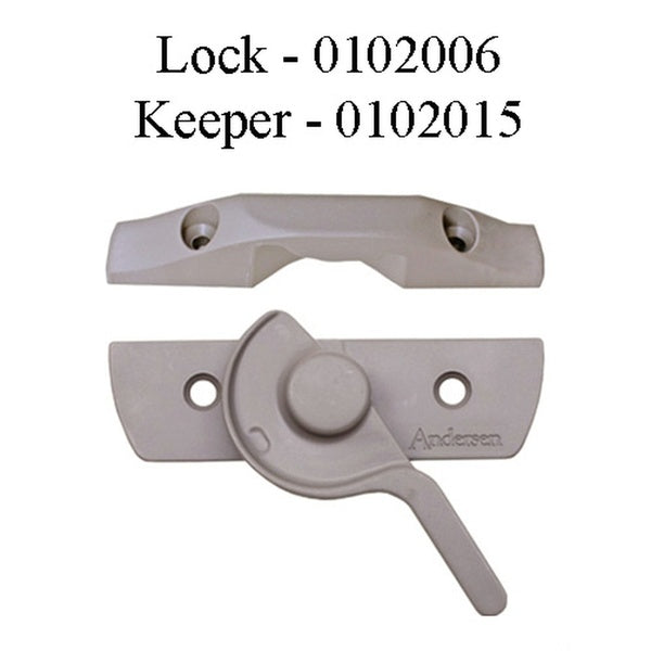 Andersen Screw Pack for 400 Series Woodwright Sash Lock & Keeper - Stone - Andersen Screw Pack for 400 Series Woodwright Sash Lock & Keeper - Stone
