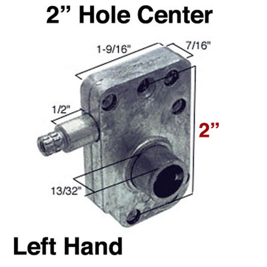 Operator for Awning or Jalousie Louver Windows Torque 2 Inch Left Hand