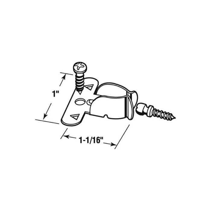Single Pole Friction Catch - 1-1/16