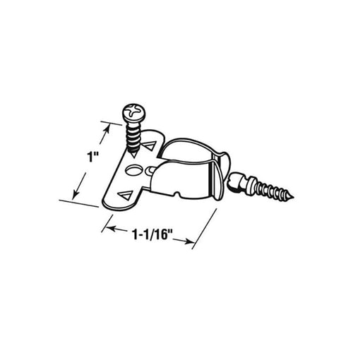 Single Pole Friction Catch - 1-1/16
