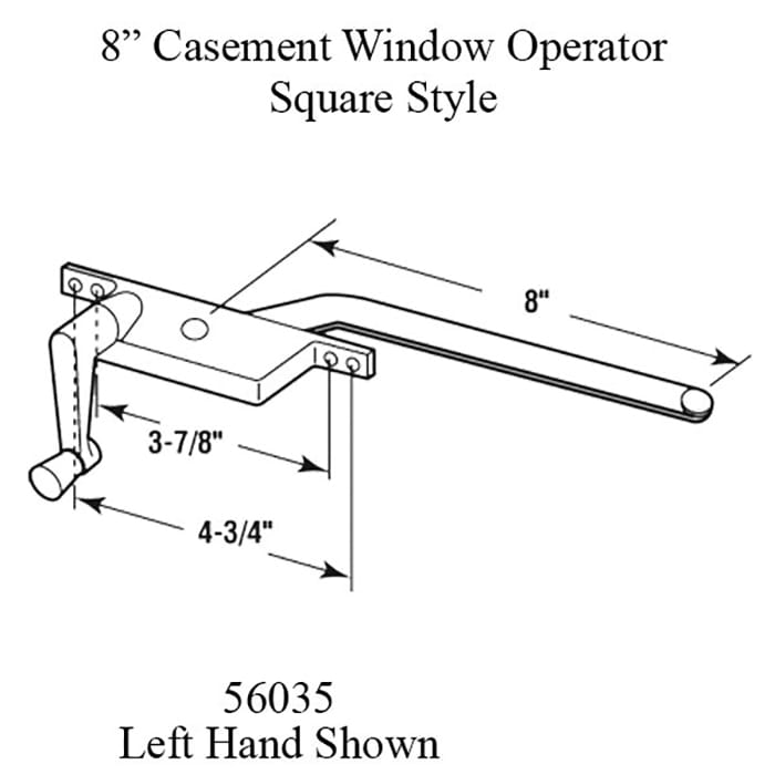 Casement Window Operator, 8