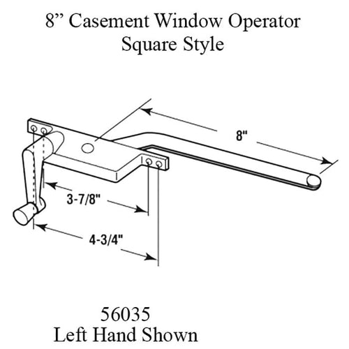 Casement Window Operator, 8